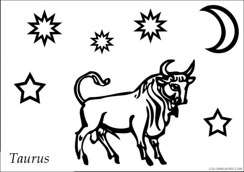 Zodiac Coloring Pages Educational zodiac 19 Printable 2020 2201 Coloring4free