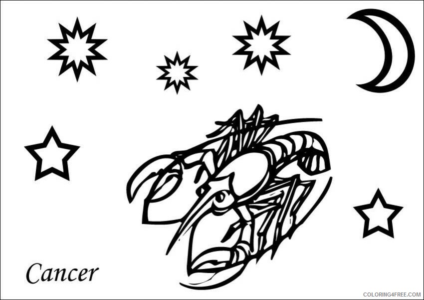 Zodiac Coloring Pages Educational zodiac 5 Printable 2020 2206 Coloring4free