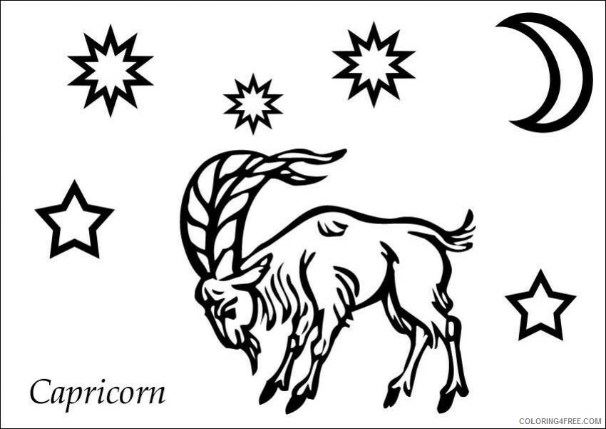 Zodiac Coloring Pages Educational zodiac 6 Printable 2020 2207 Coloring4free