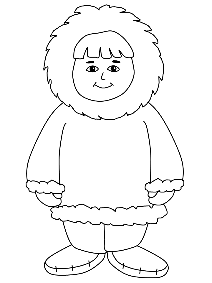 inuit Coloring Pages Countries of the World Educational boy Printable 2020 499 Coloring4free