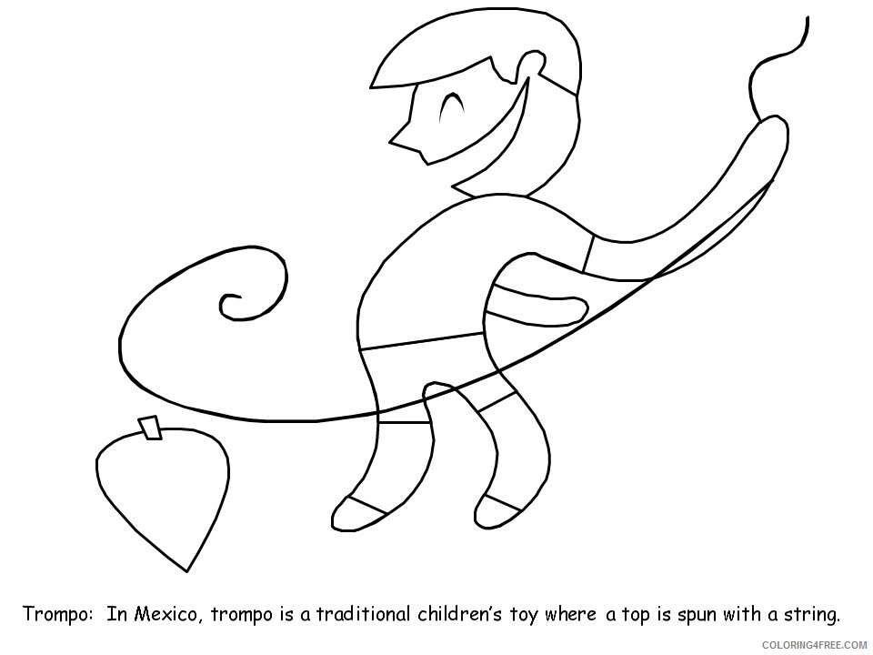 mexico Coloring Pages Countries of the World Educational 10 Printable 2020 539 Coloring4free