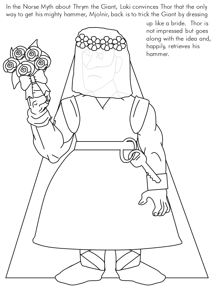 norway Coloring Pages Countries of the World Educational thor bride words 2020 581 Coloring4free