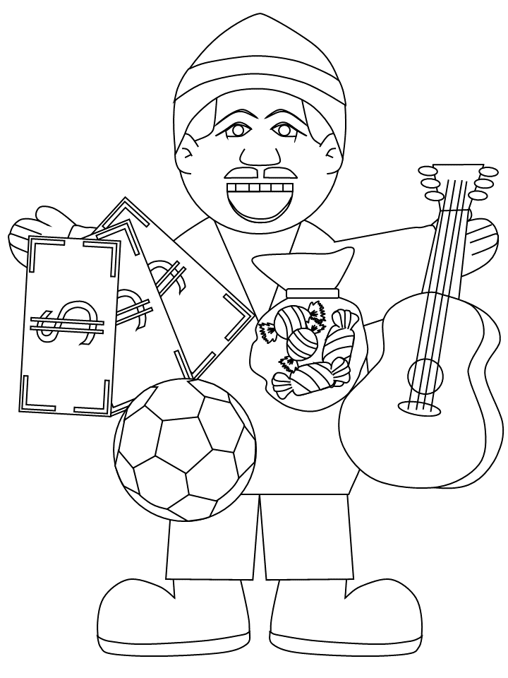 peru Coloring Pages Countries of the World Educational ekeko Printable 2020 592 Coloring4free