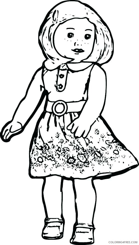 American Girl Doll Coloring Pages for Girls American Girl Doll Printable 2021 0002 Coloring4free