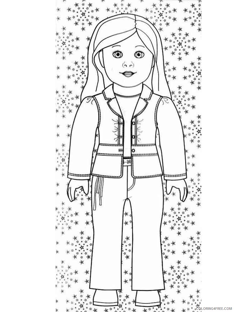 American Girl Doll Coloring Pages for Girls american girl doll 2 Printable 2021 0009 Coloring4free