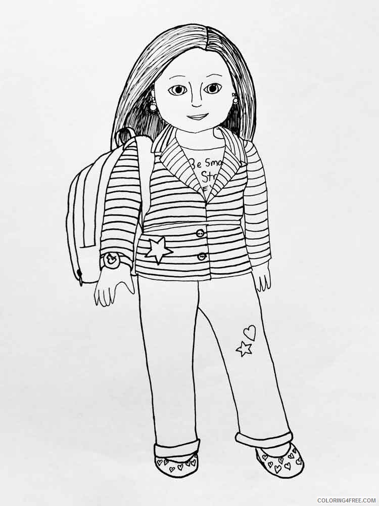 American Girl Doll Coloring Pages for Girls american girl doll 3 Printable 2021 0010 Coloring4free