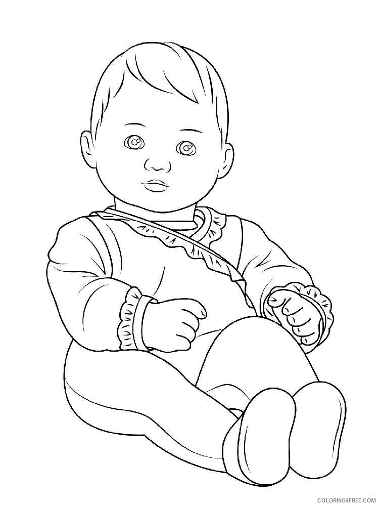 American Girl Doll Coloring Pages for Girls american girl doll 6 Printable 2021 0013 Coloring4free