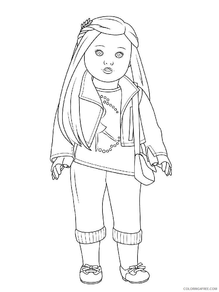 American Girl Doll Coloring Pages for Girls american girl doll 8 Printable 2021 0015 Coloring4free