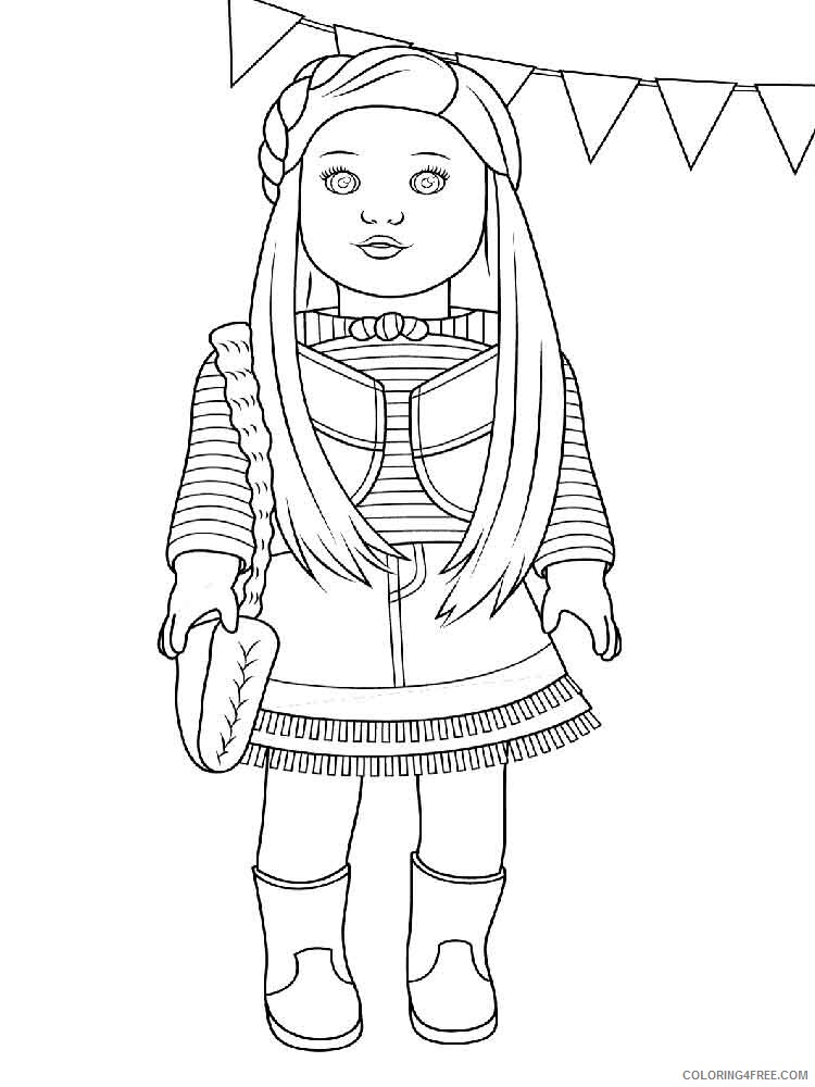 American Girl Doll Coloring Pages for Girls american girl doll 9 Printable 2021 0016 Coloring4free