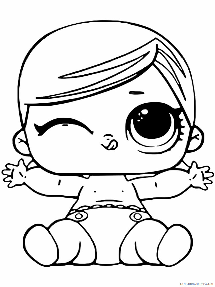 Baby LOL Surprise Coloring Pages for Girls Printable 2021 0044 Coloring4free
