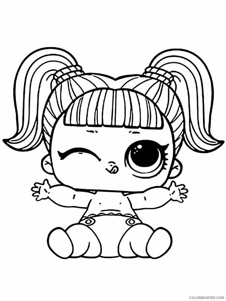 Baby LOL Surprise Coloring Pages for Girls Printable 2021 0047 Coloring4free