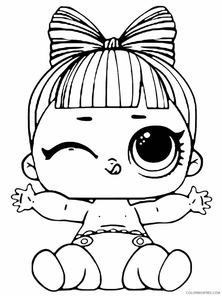 Baby Lol Surprise Coloring Pages For Girls Printable 2021 0049 Coloring4free Coloring4free Com