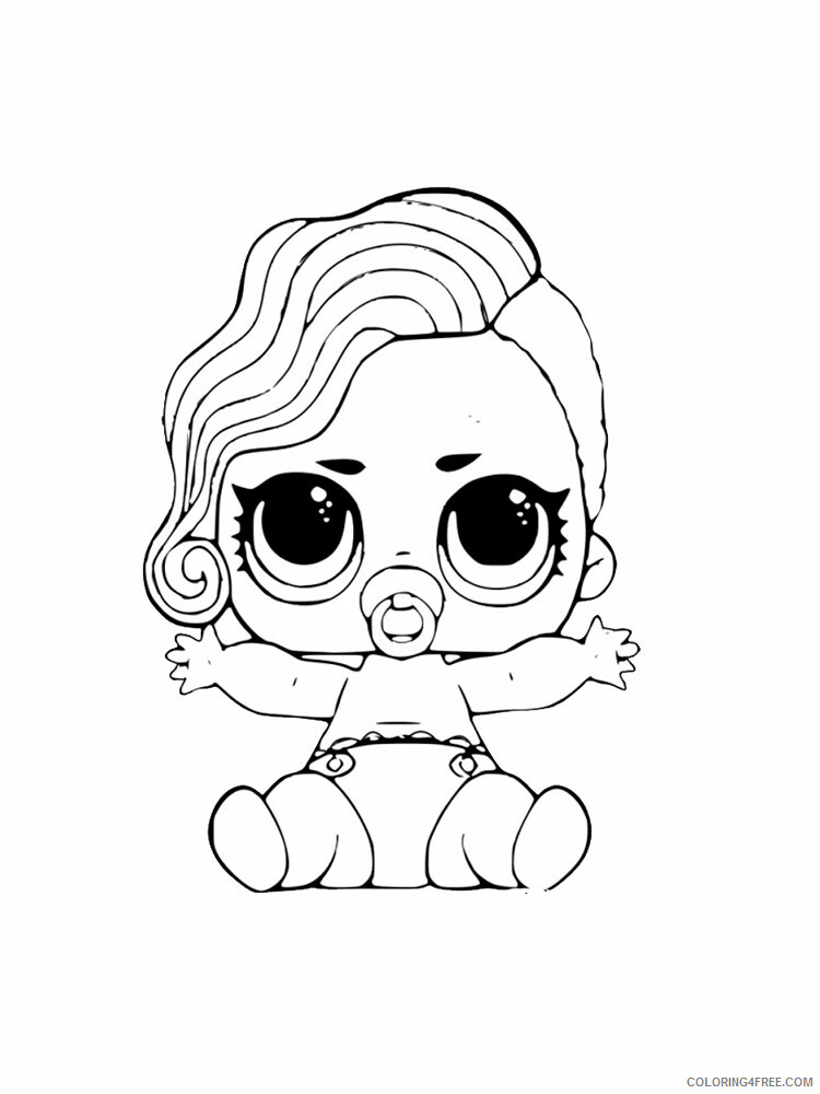 Baby LOL Surprise Coloring Pages for Girls Printable 2021 0050 Coloring4free