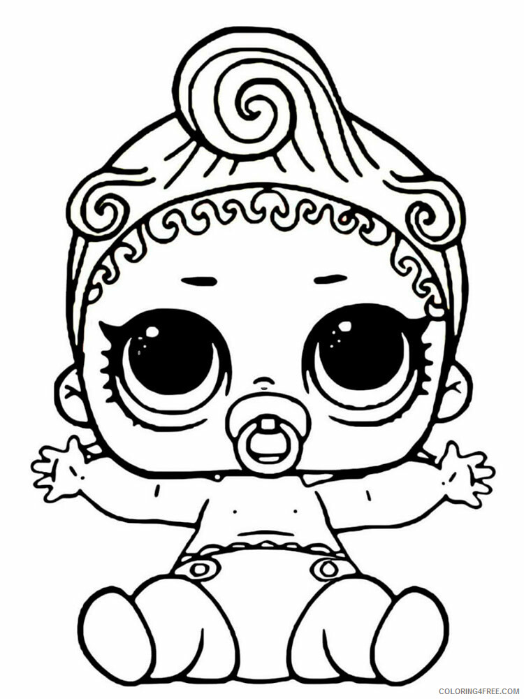 Baby LOL Surprise Coloring Pages for Girls Printable 2021 0051 Coloring4free