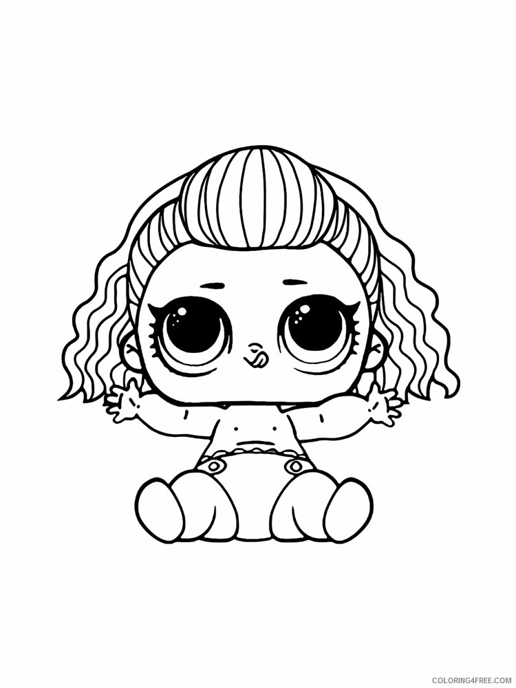 Baby LOL Surprise Coloring Pages for Girls Printable 2021 0052 Coloring4free