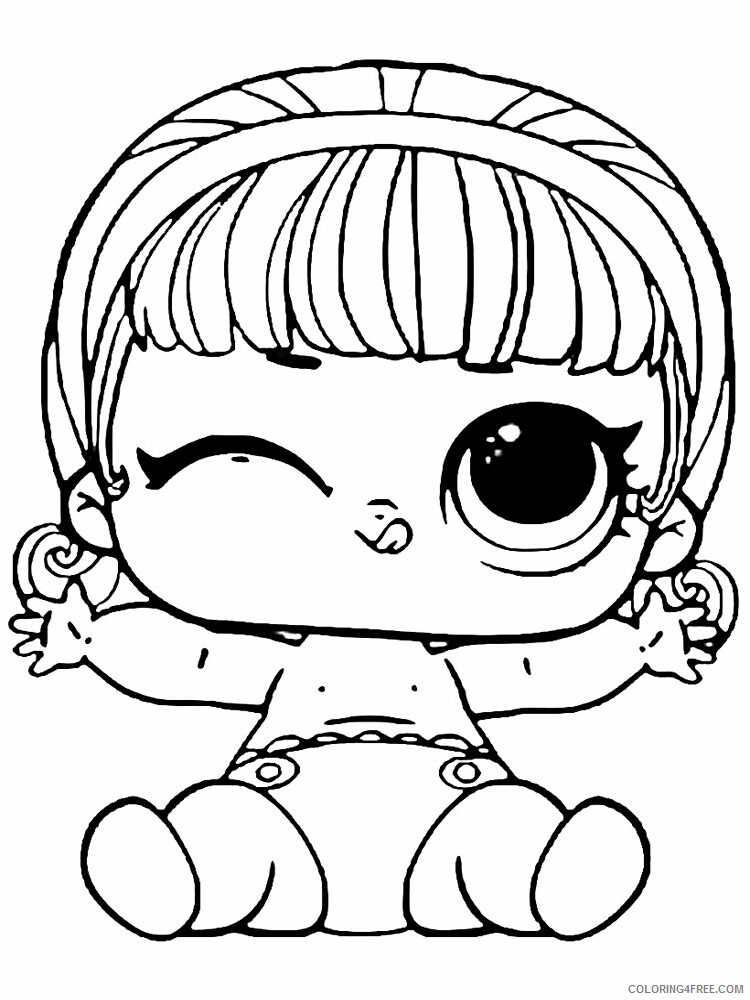 Baby LOL Surprise Coloring Pages for Girls Printable 2021 0054 Coloring4free