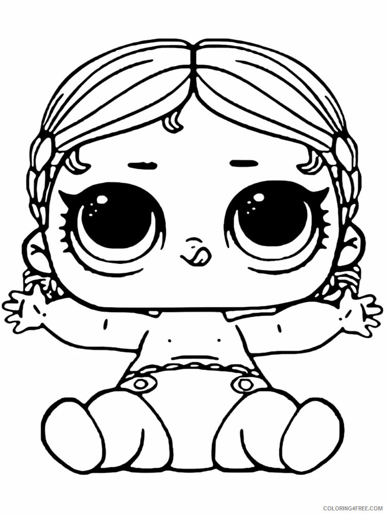 Baby LOL Surprise Coloring Pages for Girls Printable 2021 0056 Coloring4free