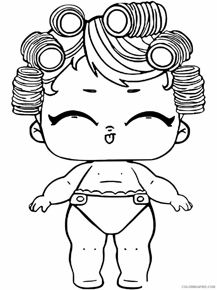 Baby LOL Surprise Coloring Pages for Girls Printable 2021 0057 Coloring4free