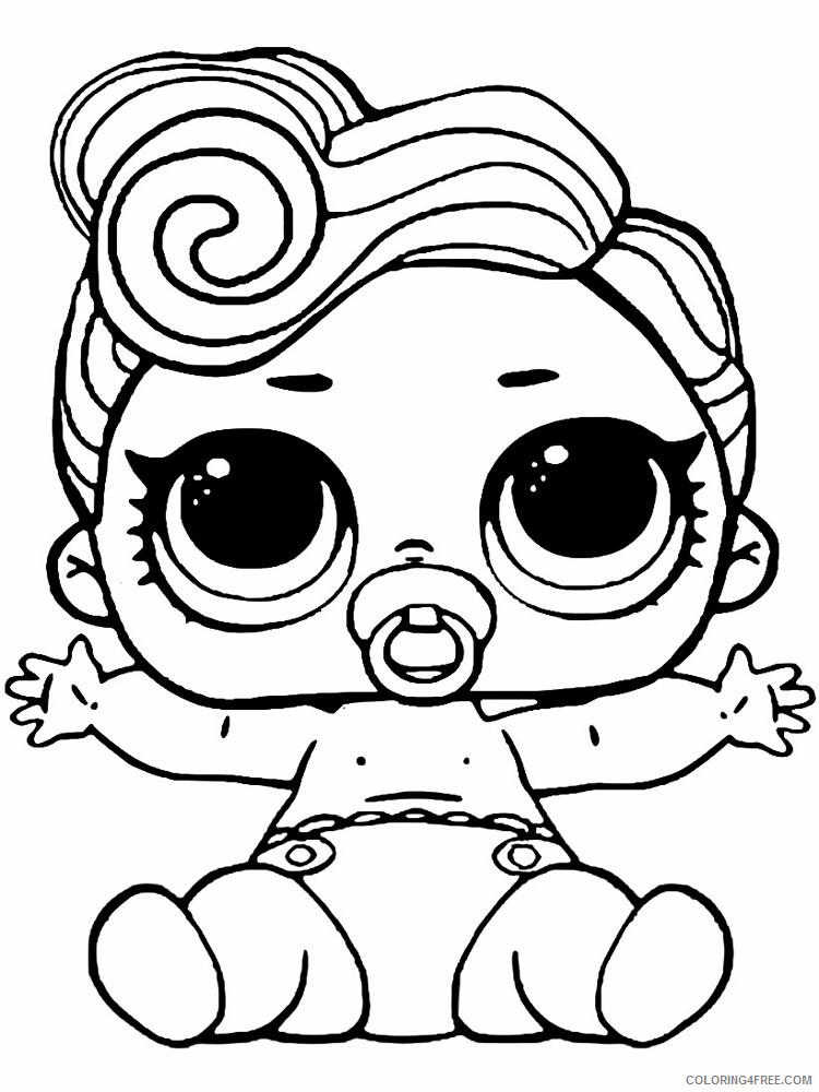 Baby LOL Surprise Coloring Pages for Girls Printable 2021 0058 Coloring4free