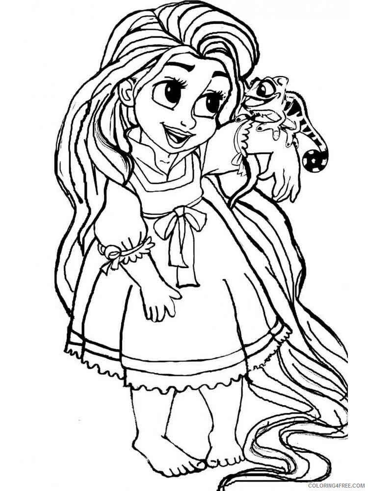 Baby Princess Coloring Pages for Girls baby princess 2 Printable 2021 0061 Coloring4free