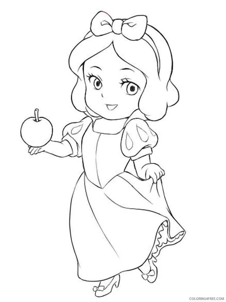 Baby Princess Coloring Pages for Girls baby princess 8 Printable 2021 0063 Coloring4free