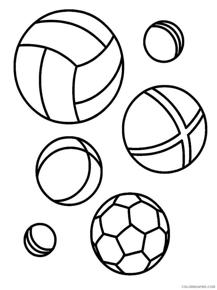 Ball Coloring Pages for Kids ball 1 Printable 2021 001 Coloring4free