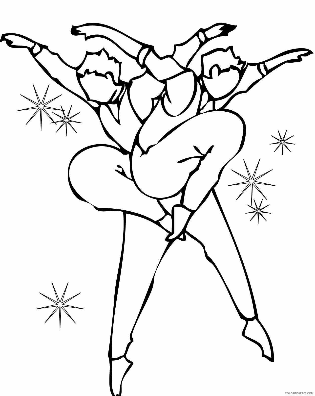 Ballet Coloring Pages for Girls Ballet Dance Men Printable 2021 0080 Coloring4free