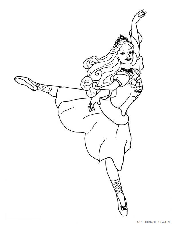 Ballet Coloring Pages for Girls Ballet Dance Toe Printable 2021 0081 Coloring4free
