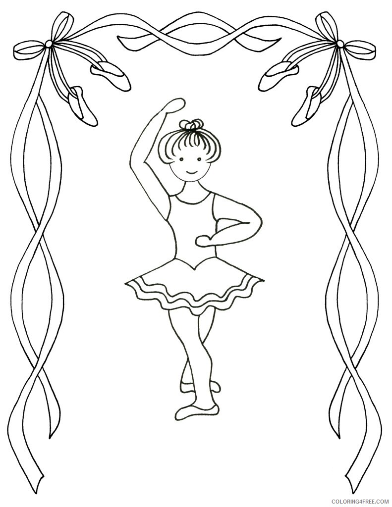 Ballet Coloring Pages for Girls Ballet Printable 2021 0065 Coloring4free