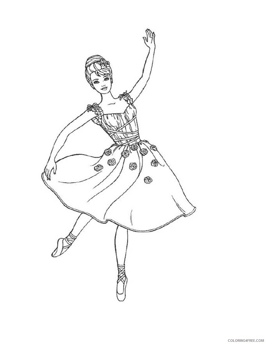 Ballet Coloring Pages for Girls Free Ballet Printable 2021 0087 Coloring4free