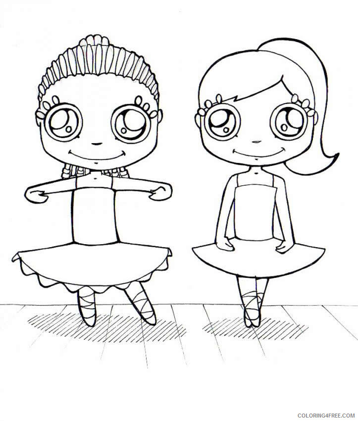 Ballet Coloring Pages for Girls Girls Ballet Dance Printable 2021 0089 Coloring4free
