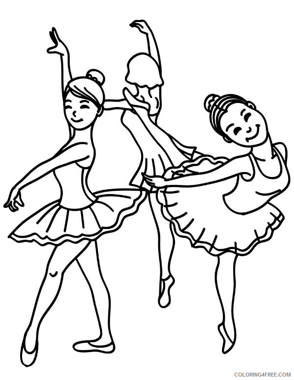 Ballet Coloring Pages for Girls Young Ballet Dance Class Printable 2021 0091 Coloring4free