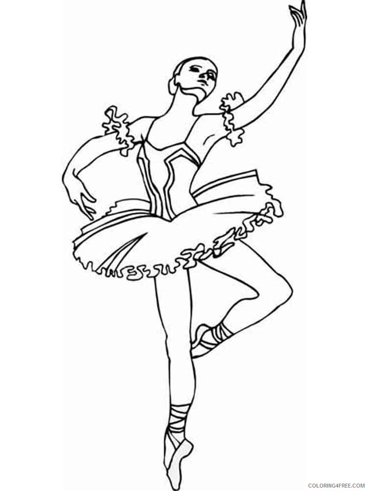 Ballet Coloring Pages for Girls ballet 13 Printable 2021 0068 Coloring4free