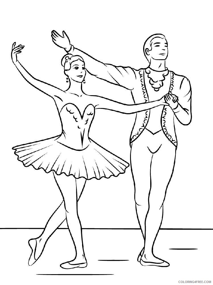 Ballet Coloring Pages for Girls ballet 16 Printable 2021 0070 Coloring4free