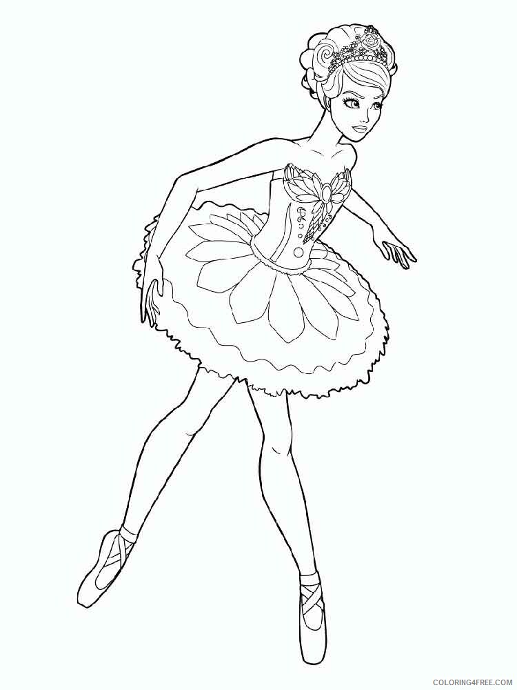 Ballet Coloring Pages for Girls ballet 3 Printable 2021 0073 Coloring4free