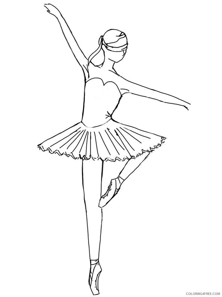 Ballet Coloring Pages for Girls ballet 8 Printable 2021 0075 Coloring4free