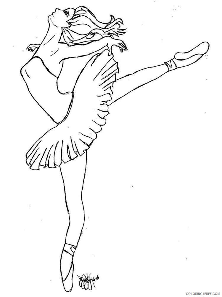 Ballet Coloring Pages for Girls ballet 9 Printable 2021 0076 Coloring4free
