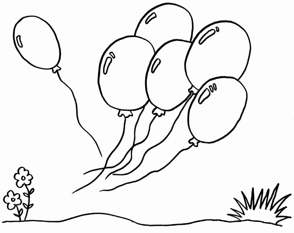 Balloons Coloring Pages for Kids Balloon Printable 2021 032 Coloring4free