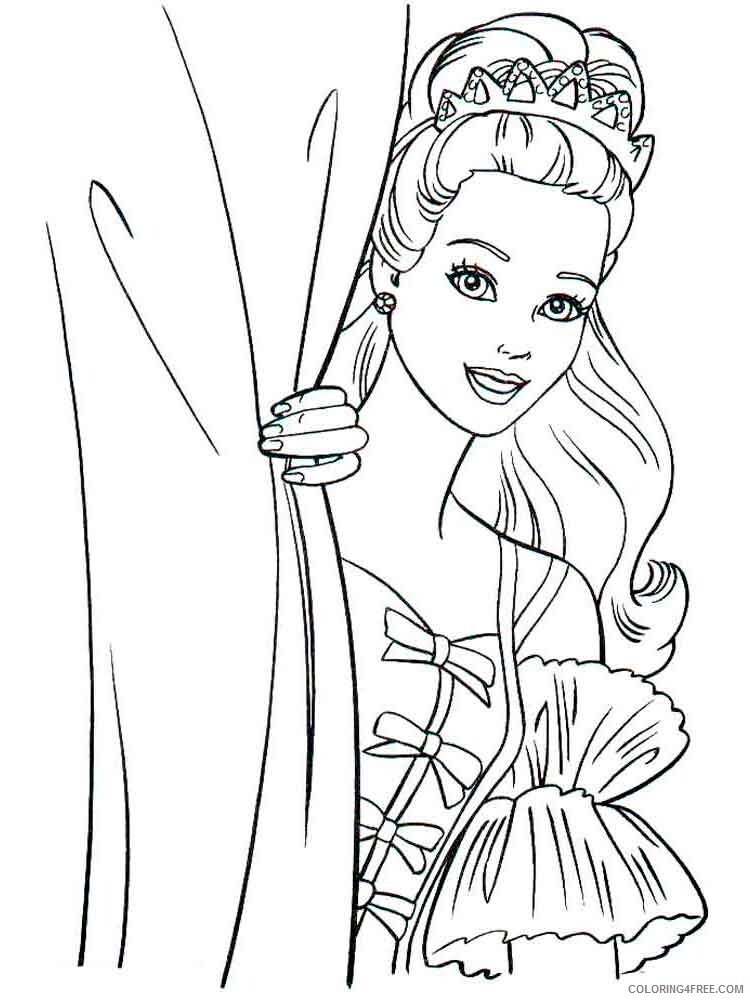 Barbie Coloring Pages for Girls barbie 12 Printable 2021 0095 Coloring4free
