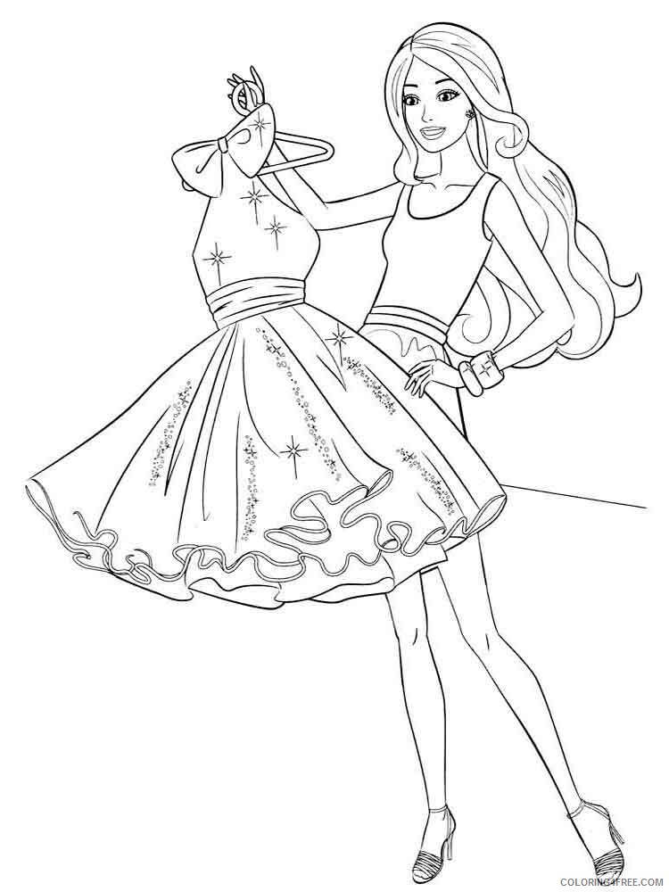 Barbie Coloring Pages for Girls barbie 13 Printable 2021 0096 Coloring4free