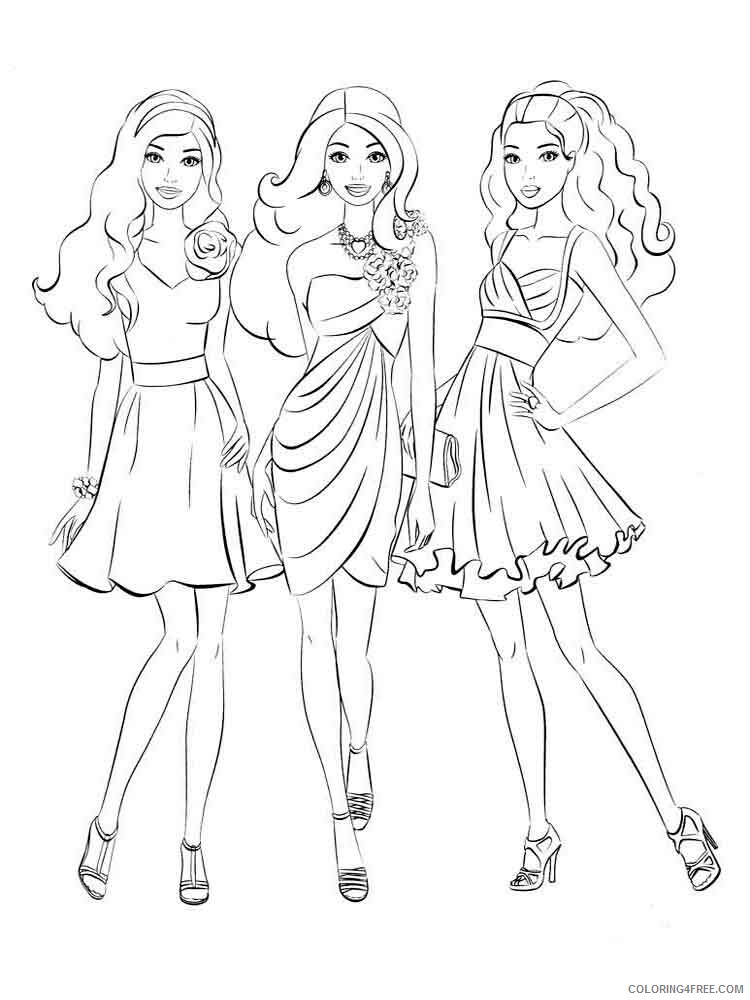 Barbie Coloring Pages for Girls barbie 14 Printable 2021 0097 Coloring4free