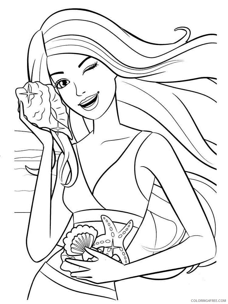 Barbie Coloring Pages for Girls barbie 16 Printable 2021 0099 Coloring4free
