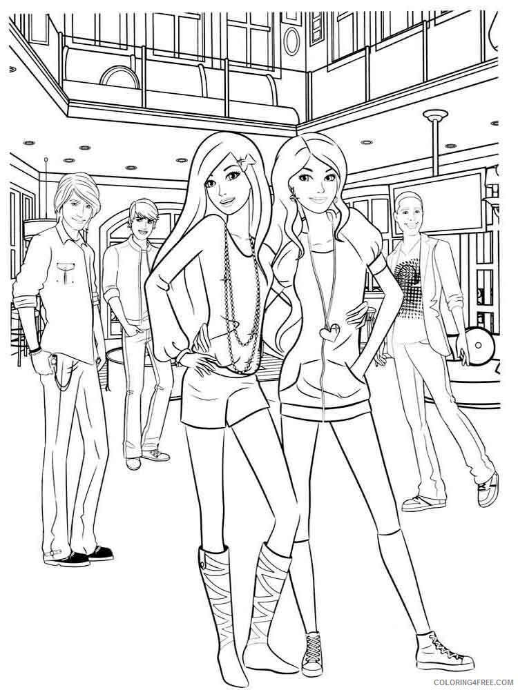 Barbie Coloring Pages for Girls barbie 3 Printable 2021 0110 Coloring4free