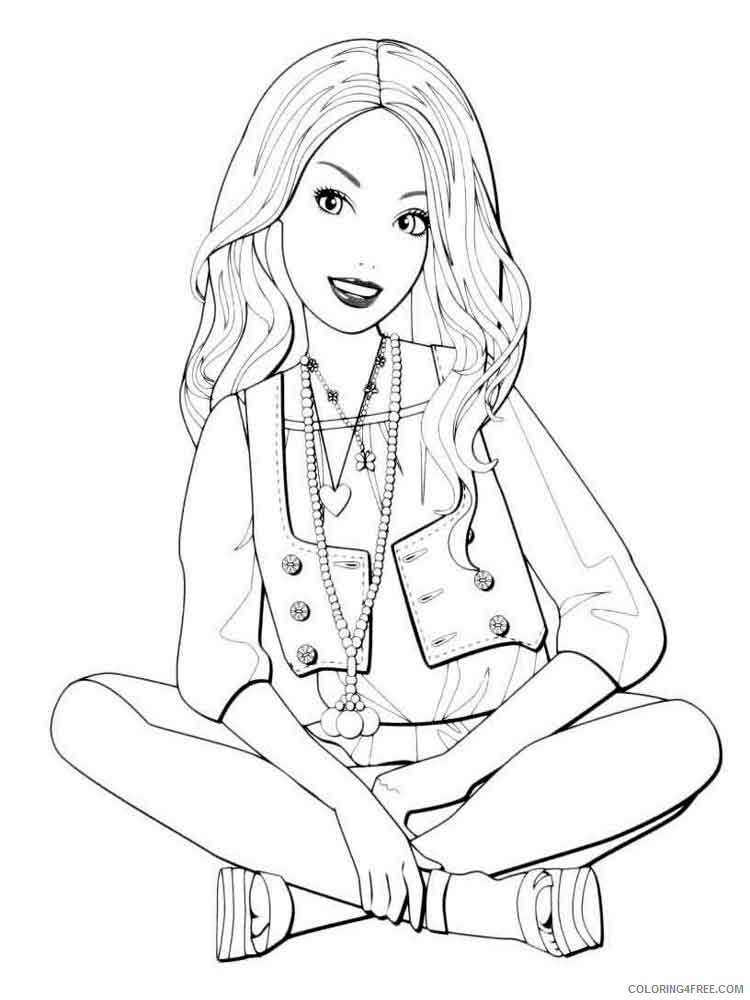 Barbie Coloring Pages for Girls barbie 37 Printable 2021 0116 Coloring4free