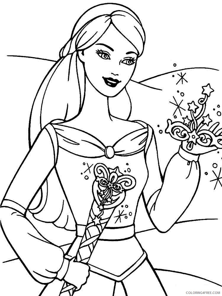 Barbie Coloring Pages for Girls barbie 41 Printable 2021 0121 Coloring4free