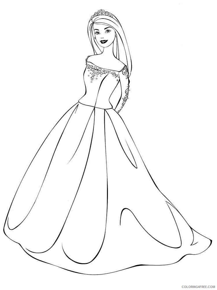 Barbie Coloring Pages for Girls barbie 43 Printable 2021 0123 Coloring4free