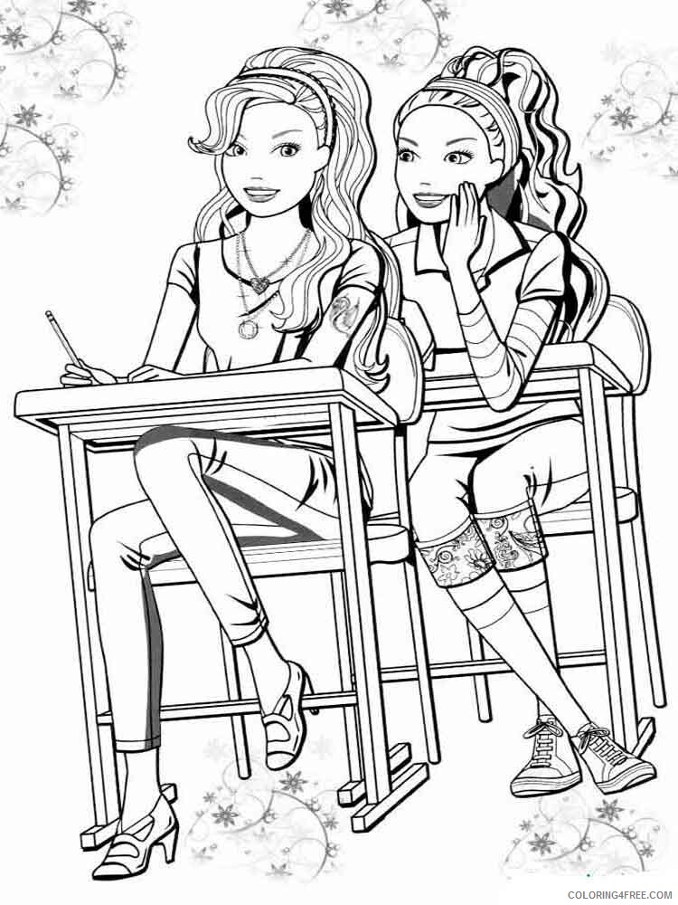 Barbie Coloring Pages for Girls barbie 45 Printable 2021 0125 Coloring4free