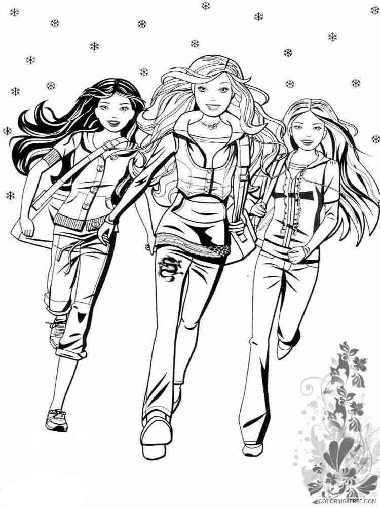 Barbie Coloring Pages for Girls barbie 46 Printable 2021 0126 Coloring4free