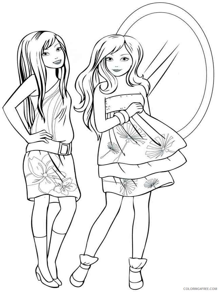 Barbie Coloring Pages for Girls barbie 48 Printable 2021 0128 Coloring4free