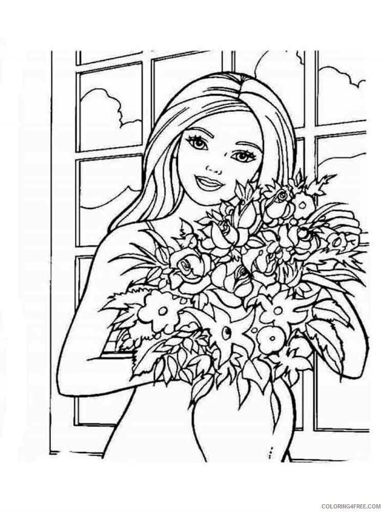 Barbie Coloring Pages for Girls barbie 58 Printable 2021 0135 Coloring4free